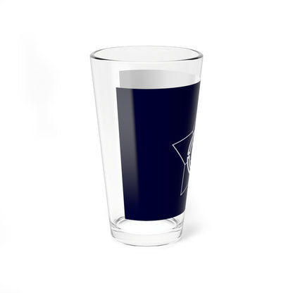 Flag of Ashibetsu Hokkaido (Japan) Pint Glass 16oz