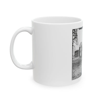 Bermuda Hundred, Va. African-American Teamsters Near The Signal Tower (U.S. Civil War) White Coffee Mug