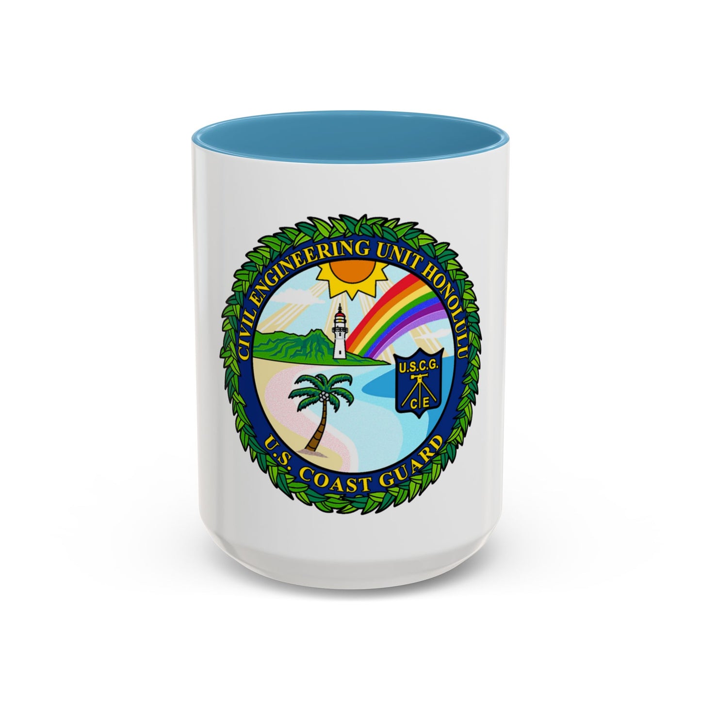 USCG CE Unit Honolulu (U.S. Coast Guard) Accent Coffee Mug