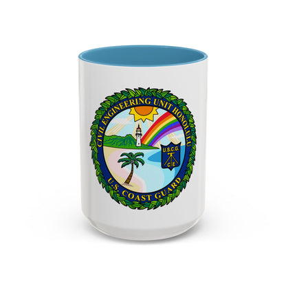 USCG CE Unit Honolulu (U.S. Coast Guard) Accent Coffee Mug