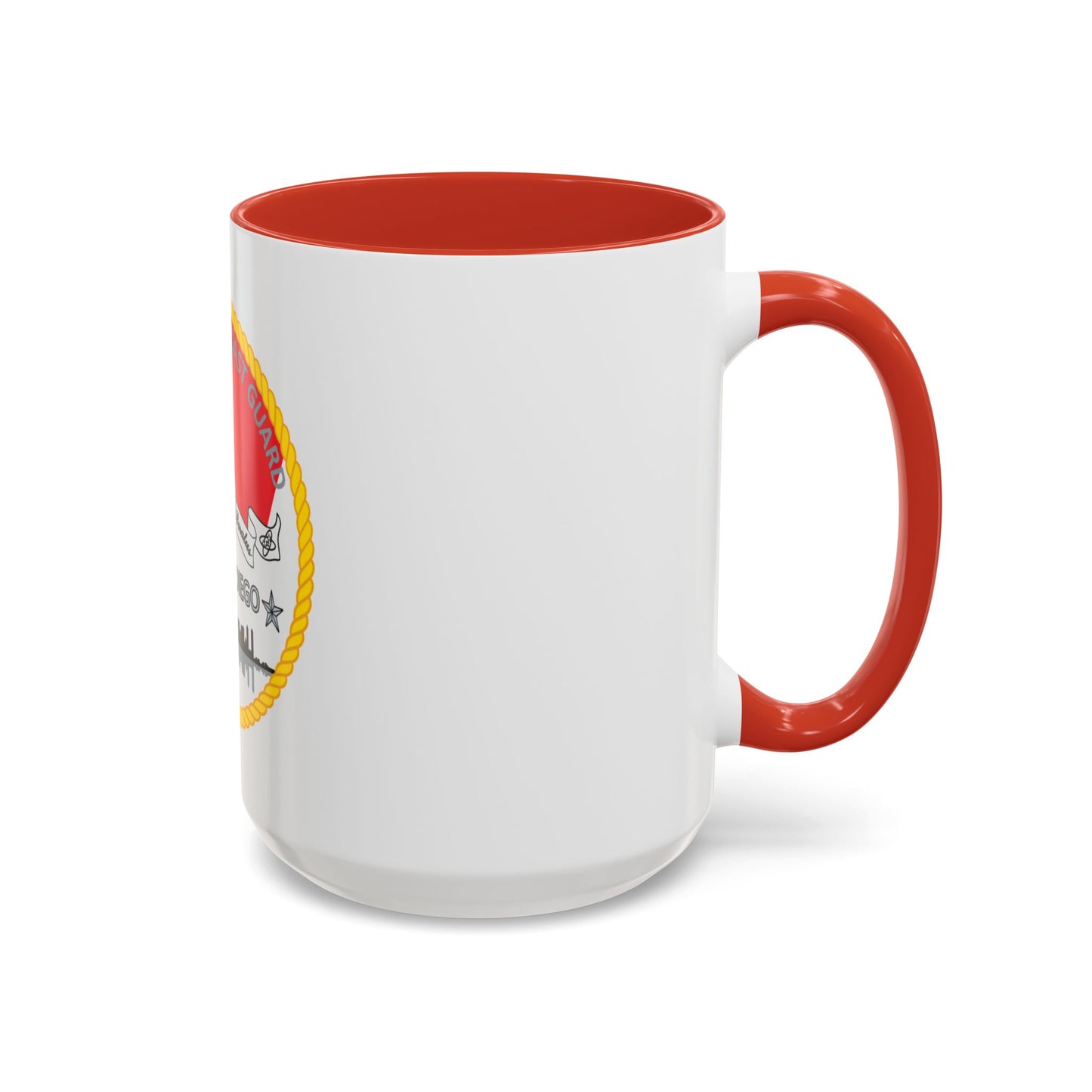 USCG ESD San Diego (U.S. Coast Guard) Accent Coffee Mug