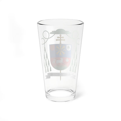 Escudo de Antonio Montero Moreno (Spain) (Coat of Arms) Pint Glass 16oz