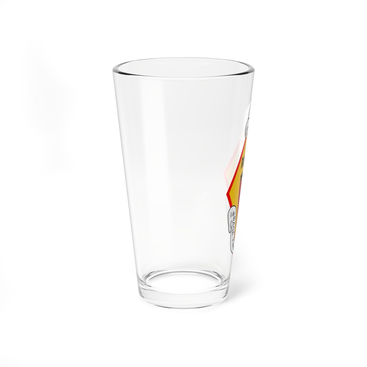 Emblem of Ruanda circa 1920-1962 (Rwanda) (Coat of Arms) Pint Glass 16oz