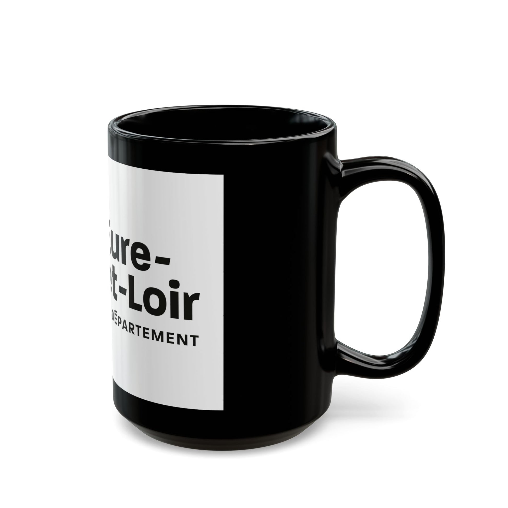 Flag of Eure et Loir France - Black Coffee Mug-Go Mug Yourself