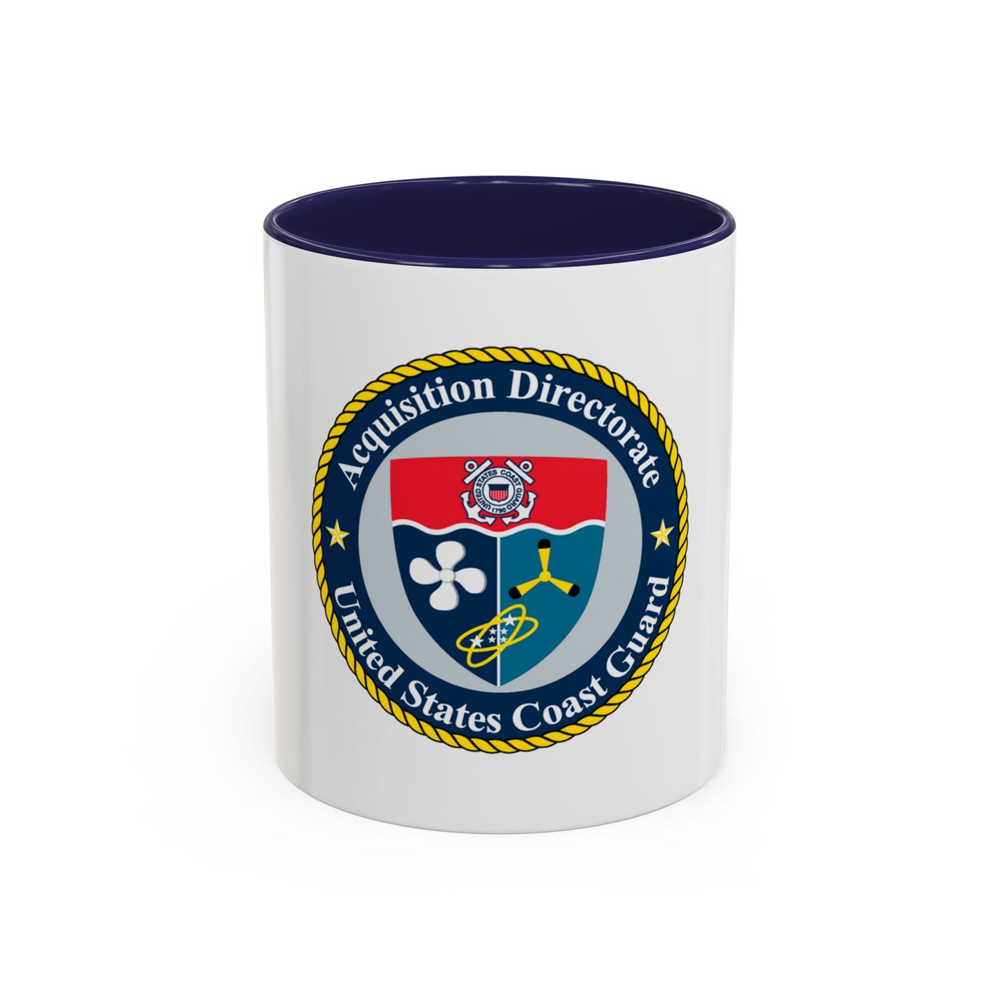 USCG Acquisition Directorate (U.S. Coast Guard) Accent Coffee Mug