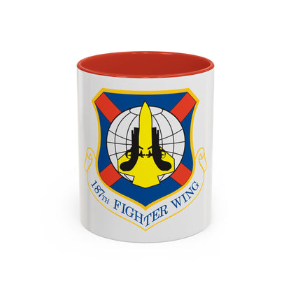 187th Fighter Wing (U.S. Air Force) Accent Coffee Mug