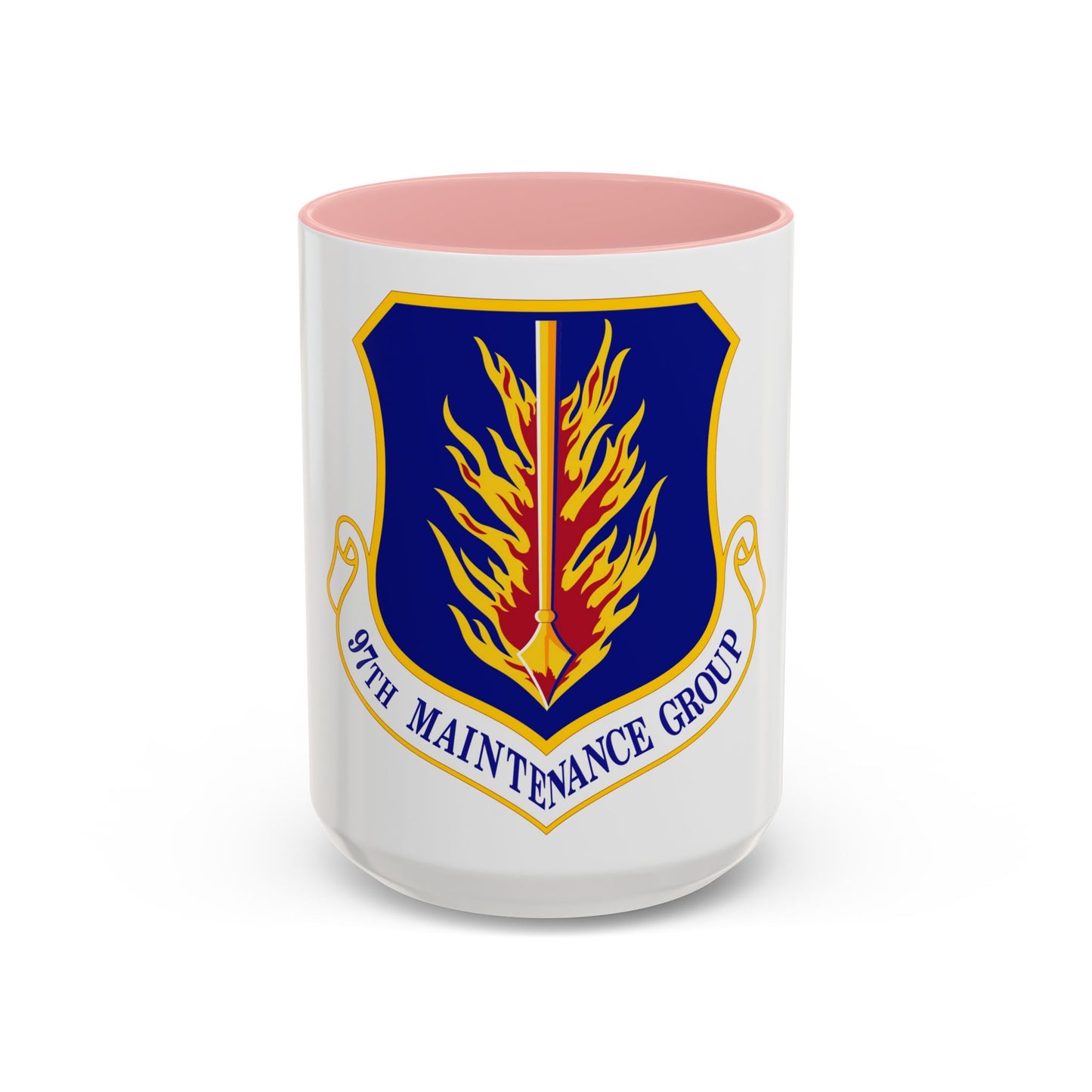 97 Maintenance Group AETC (U.S. Air Force) Accent Coffee Mug