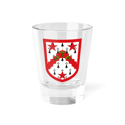 Escutcheon of the Baxter baronets of Invereighty 1918 (Scotland) (Coat of Arms) Shot Glass 1.5oz