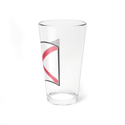 Nuvola Jersey flag (United Kingdom) Pint Glass 16oz