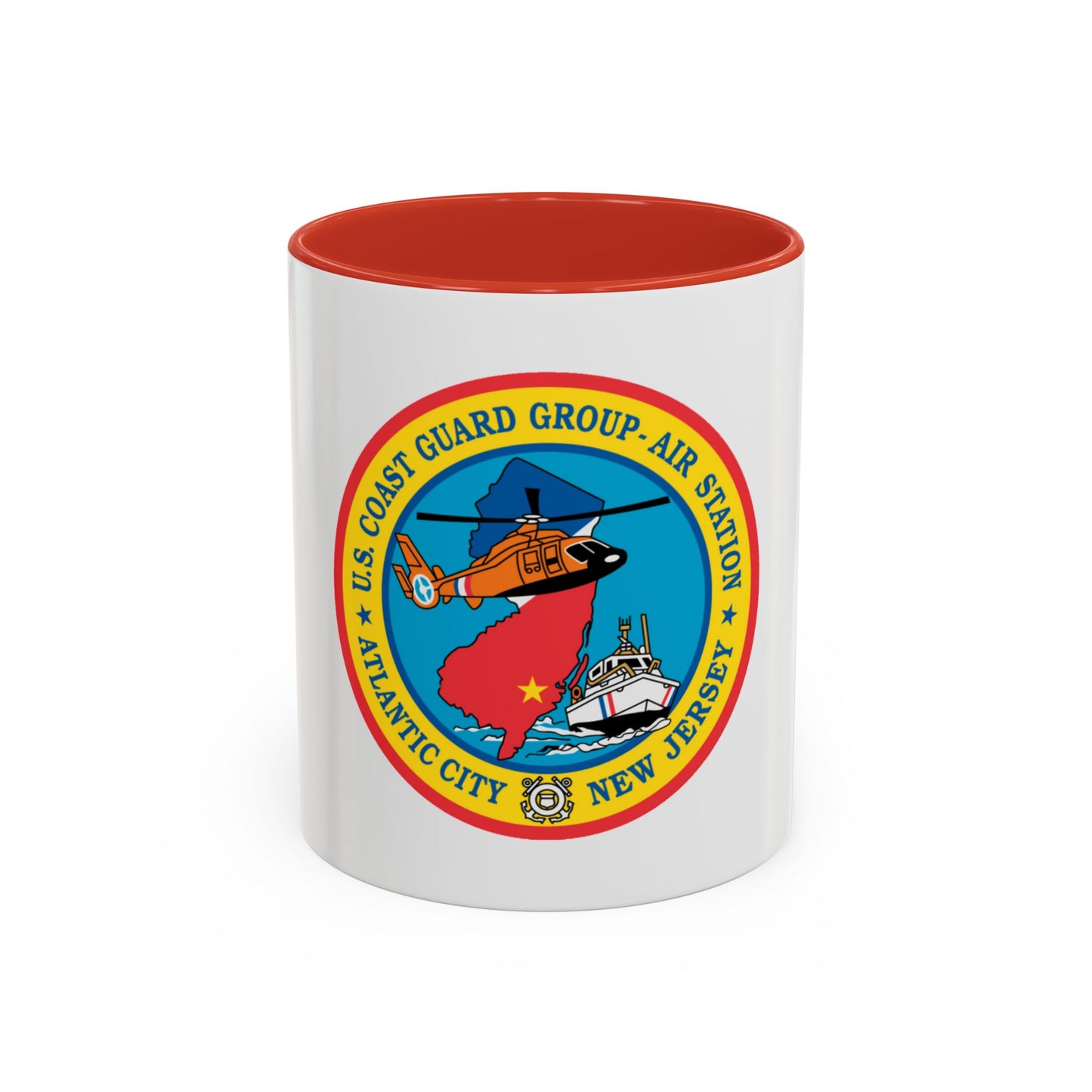 USCGC Group Air Station Atlantic City NJ (U.S. Coast Guard) Accent Coffee Mug