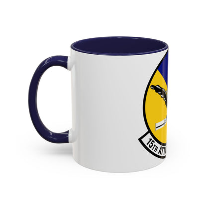 15th Attack Squadron Emblem (U.S. Air Force) Accent Coffee Mug