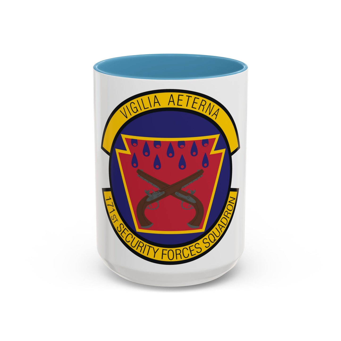 171st Security Forces Squadron (U.S. Air Force) Accent Coffee Mug