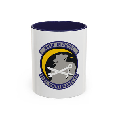 719th Maintenance Squadron (U.S. Air Force) Accent Coffee Mug