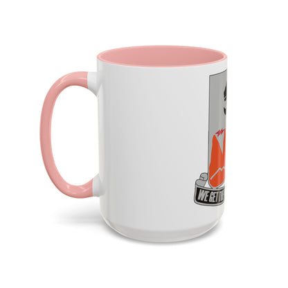 4 Signal Battalion (U.S. Army) Accent Coffee Mug