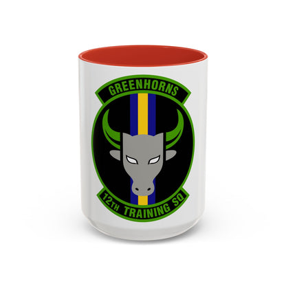 12 Training Sq AETC (U.S. Air Force) Accent Coffee Mug