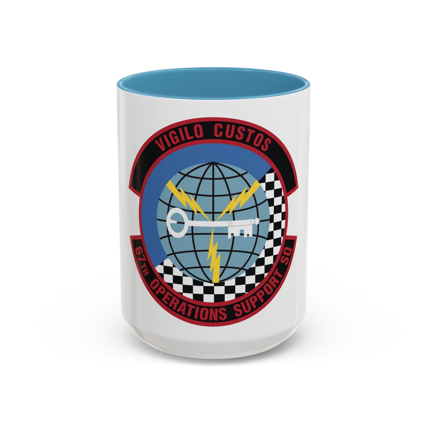 67th Operations Support Squadron (U.S. Air Force) Accent Coffee Mug