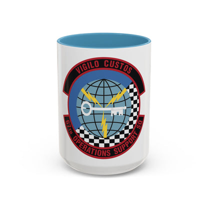 67th Operations Support Squadron (U.S. Air Force) Accent Coffee Mug