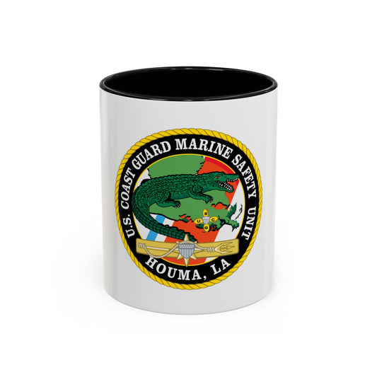USCG Marine Safety Unit Houma LA (U.S. Coast Guard) Accent Coffee Mug