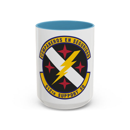 612th Support Squadron (U.S. Air Force) Accent Coffee Mug