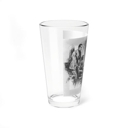 Illustration by Charles D. Mitchell, 1936 (2) - Pint Glass 16oz
