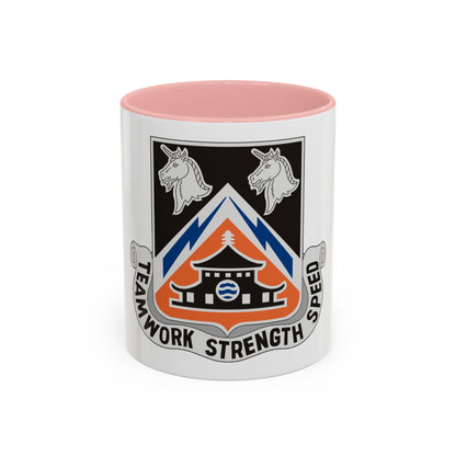 43 Signal Battalion (U.S. Army) Accent Coffee Mug