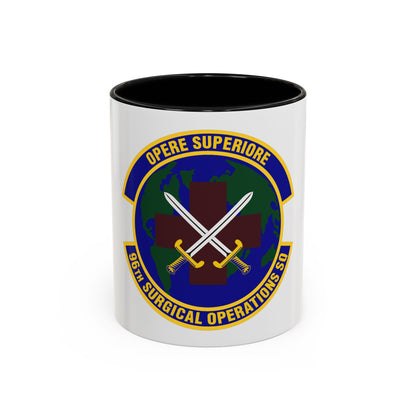 96th Surgical Operations Squadron (U.S. Air Force) Accent Coffee Mug