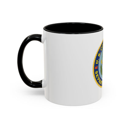 USCG Seventh District (U.S. Coast Guard) Accent Coffee Mug