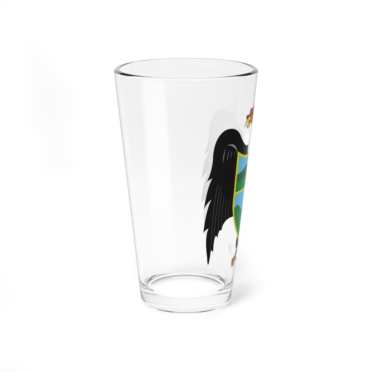 Escudo Mariscal Luzuriaga (Peru) (Coat of Arms) Pint Glass 16oz