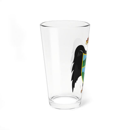 Escudo Mariscal Luzuriaga (Peru) (Coat of Arms) Pint Glass 16oz