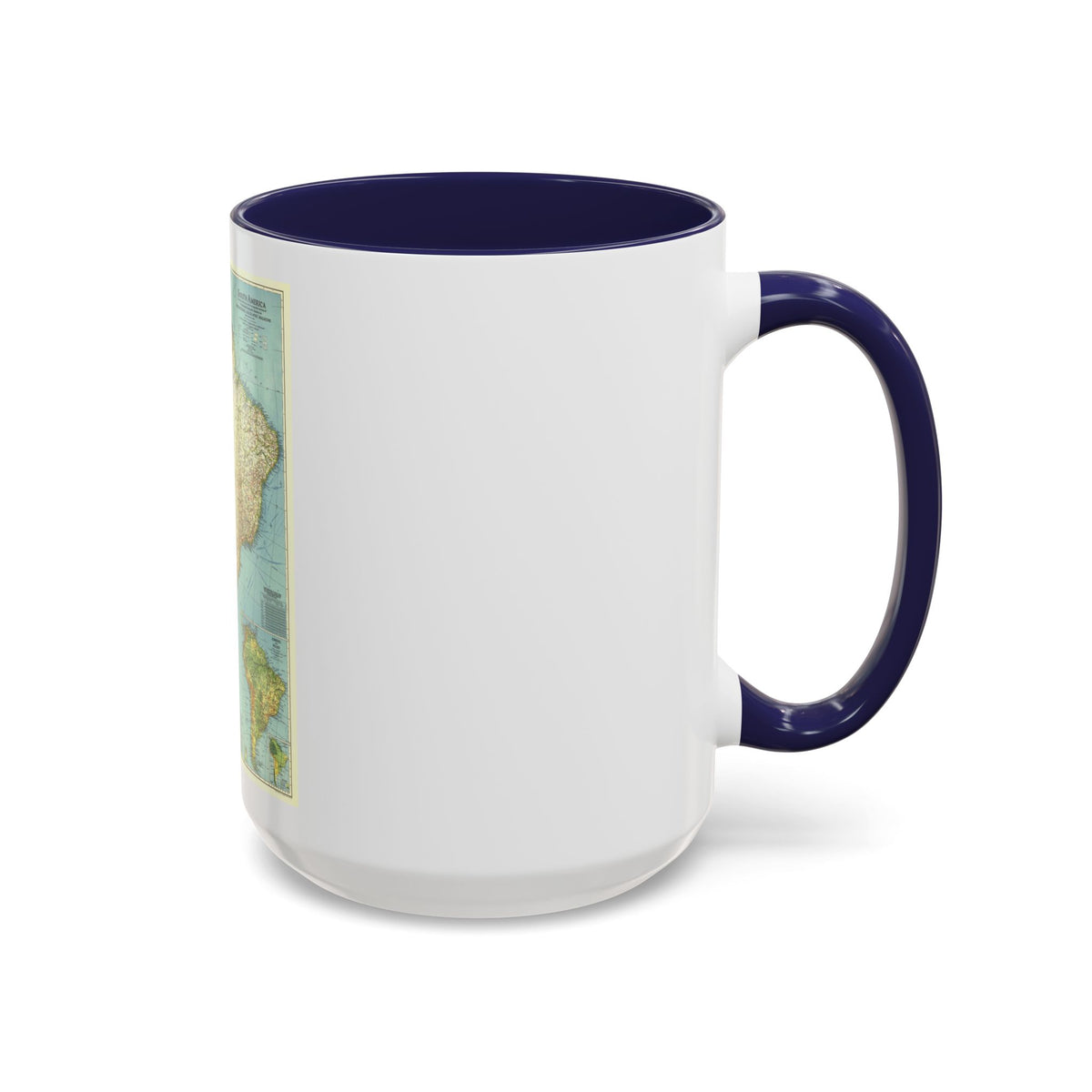 South America (1942) (Map) Accent Coffee Mug