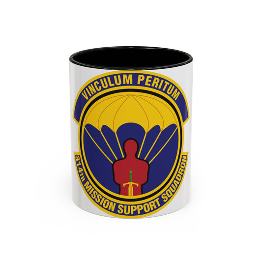 314th Mission Support Squadron (U.S. Air Force) Accent Coffee Mug