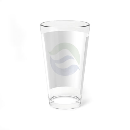 Flag of Fujikawa Yamanashi (Japan) Pint Glass 16oz