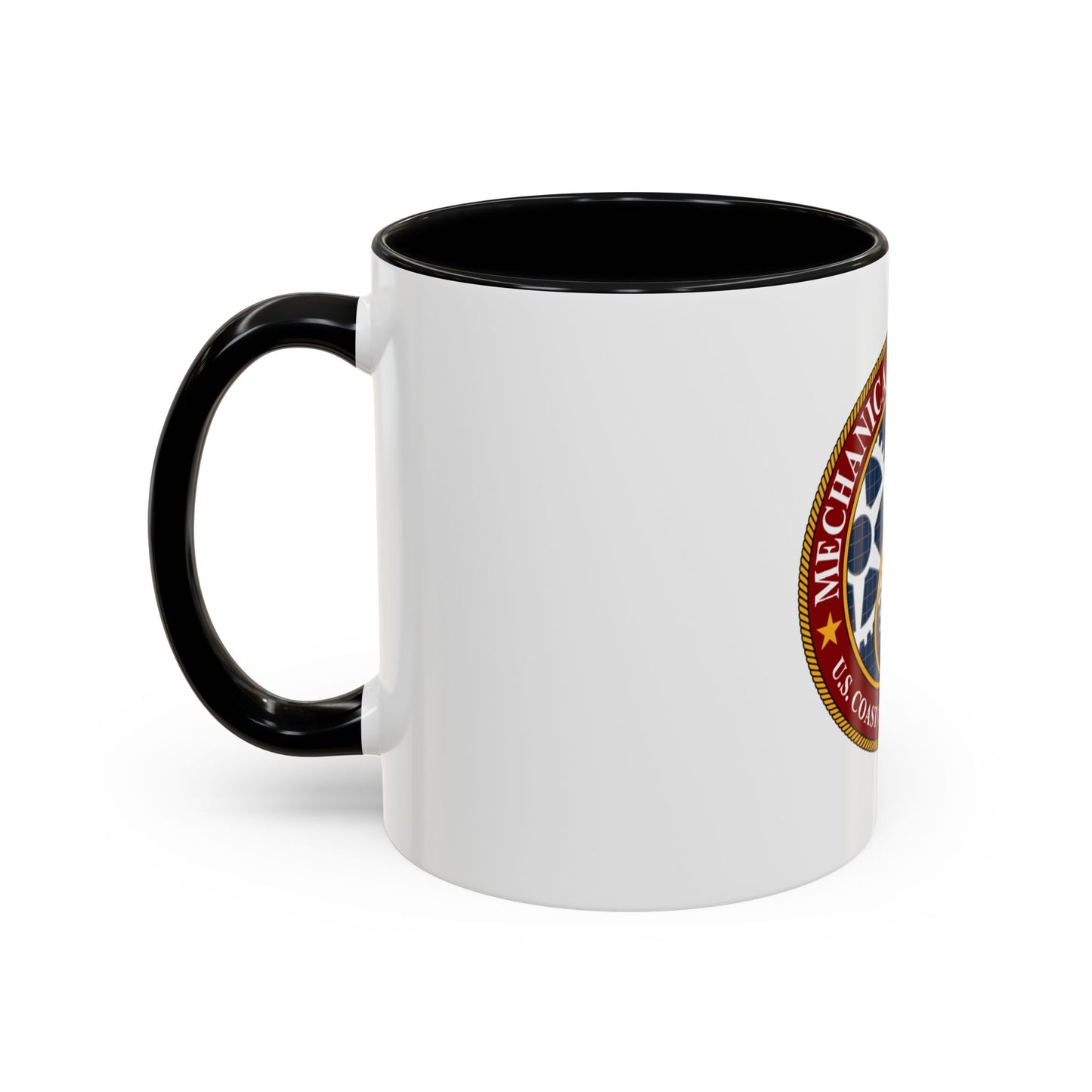 USCG Acad Mech Engineering (U.S. Coast Guard) Accent Coffee Mug