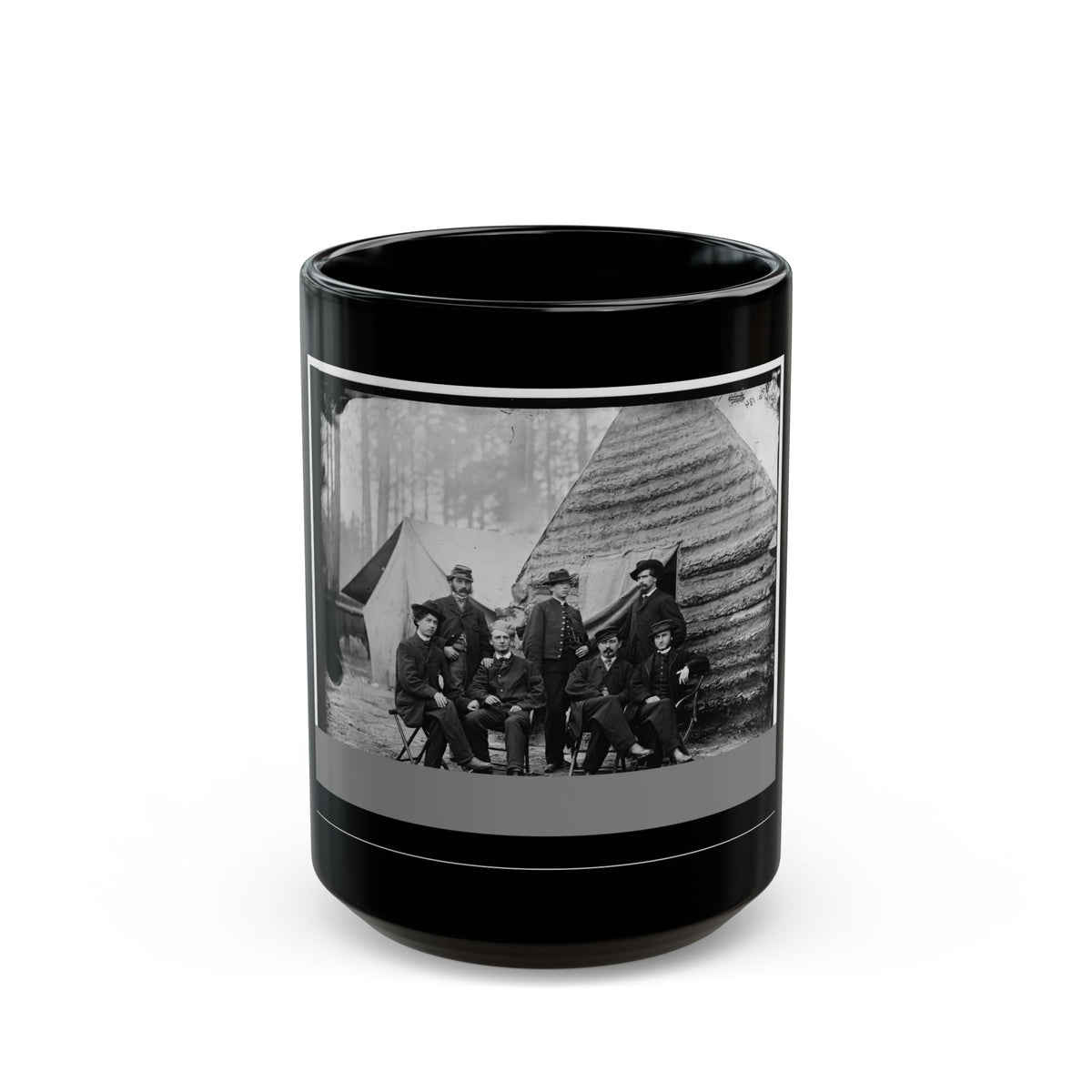 Brandy Station, Va. Clerks At Army Of The Potomac Headquarters (U.S. Civil War) Black Coffee Mug