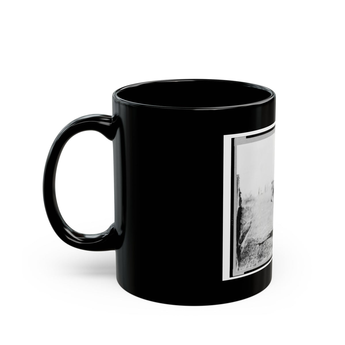 William Wilson, Scout, Headquarters, Army Of The Potomac, Seated On Horse, Full-Length Portrait, Facing Left, Culpeper, Va. (U.S. Civil War) Black Coffee Mug