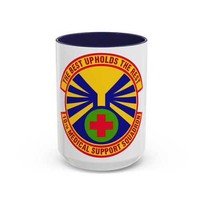 10th Medical Support Squadron (U.S. Air Force) Accent Coffee Mug