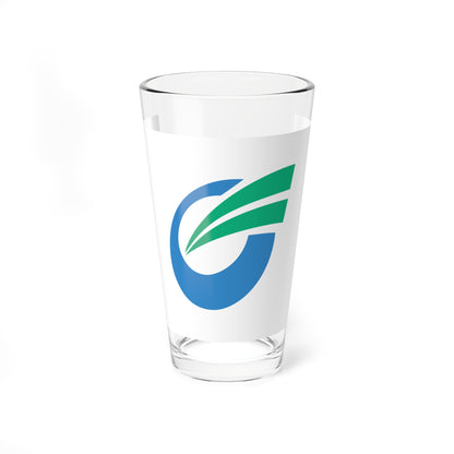 Flag of Joso Ibaraki (Japan) Pint Glass 16oz