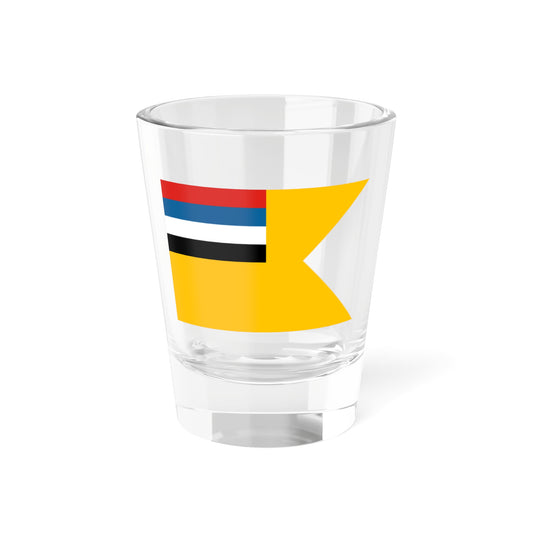 Flag of commander of the Navy of Manchukuo (China) Shot Glass 1.5oz