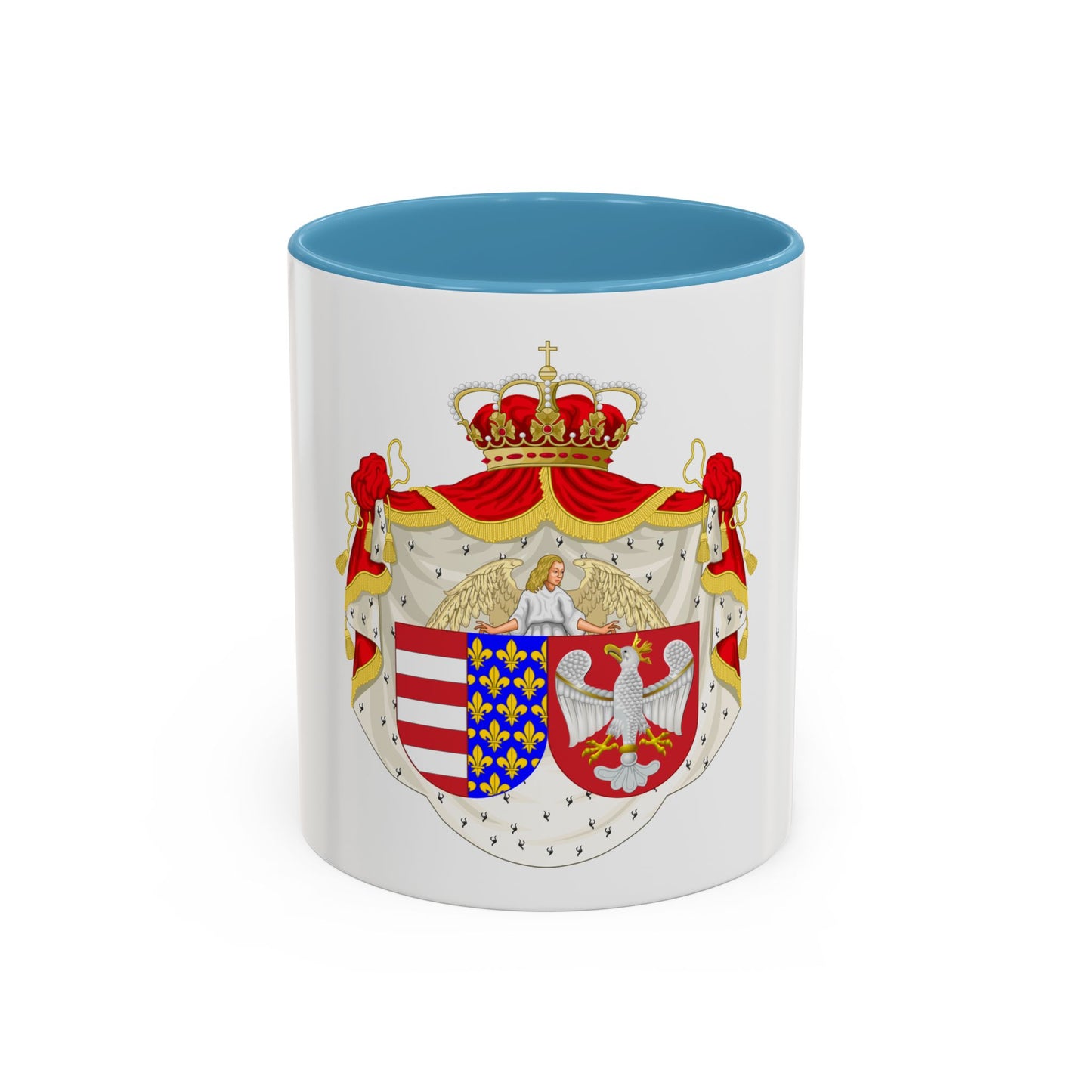 Coat of arms of Jadwiga of Poland - Accent Coffee Mug