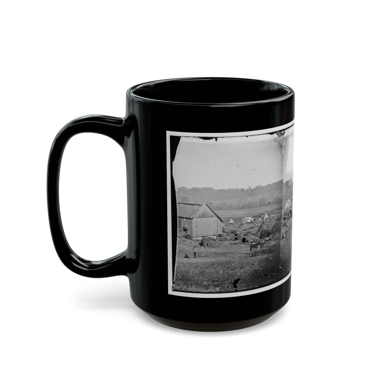 Keedysville, Md., Vicinity.  Smith's Barn, Used As A Hospital After The Battle Of Antietam (U.S. Civil War) Black Coffee Mug