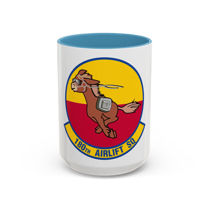 180 Airlift Squadron (U.S. Air Force) Accent Coffee Mug