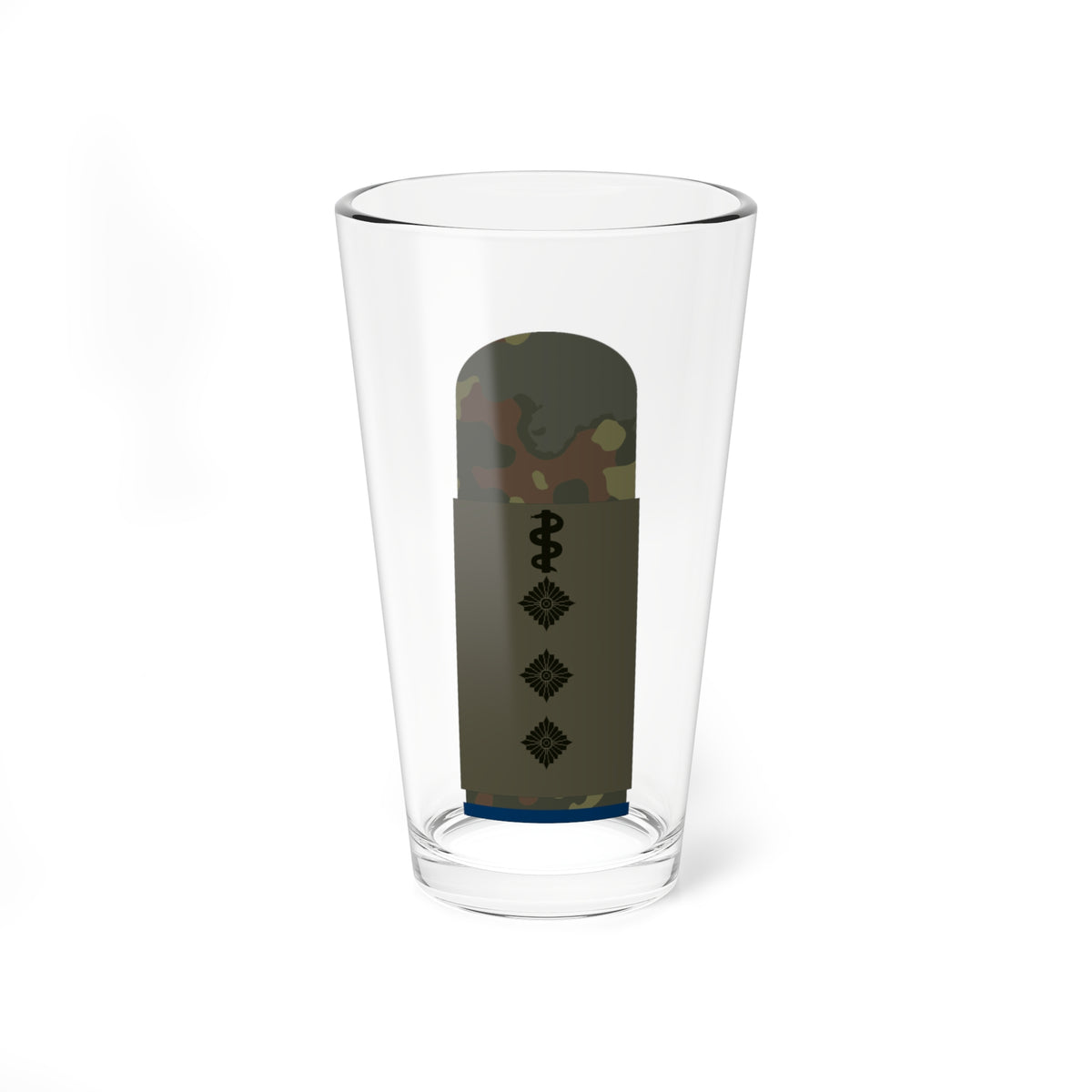 HA OS5 43b Stabsarzt San HMx L (Germany) (Military Rank) Pint Glass 16oz