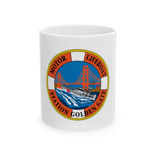 USCG Motor Lifeboat Station Golden Gate (U.S. Coast Guard) White Coffee Mug