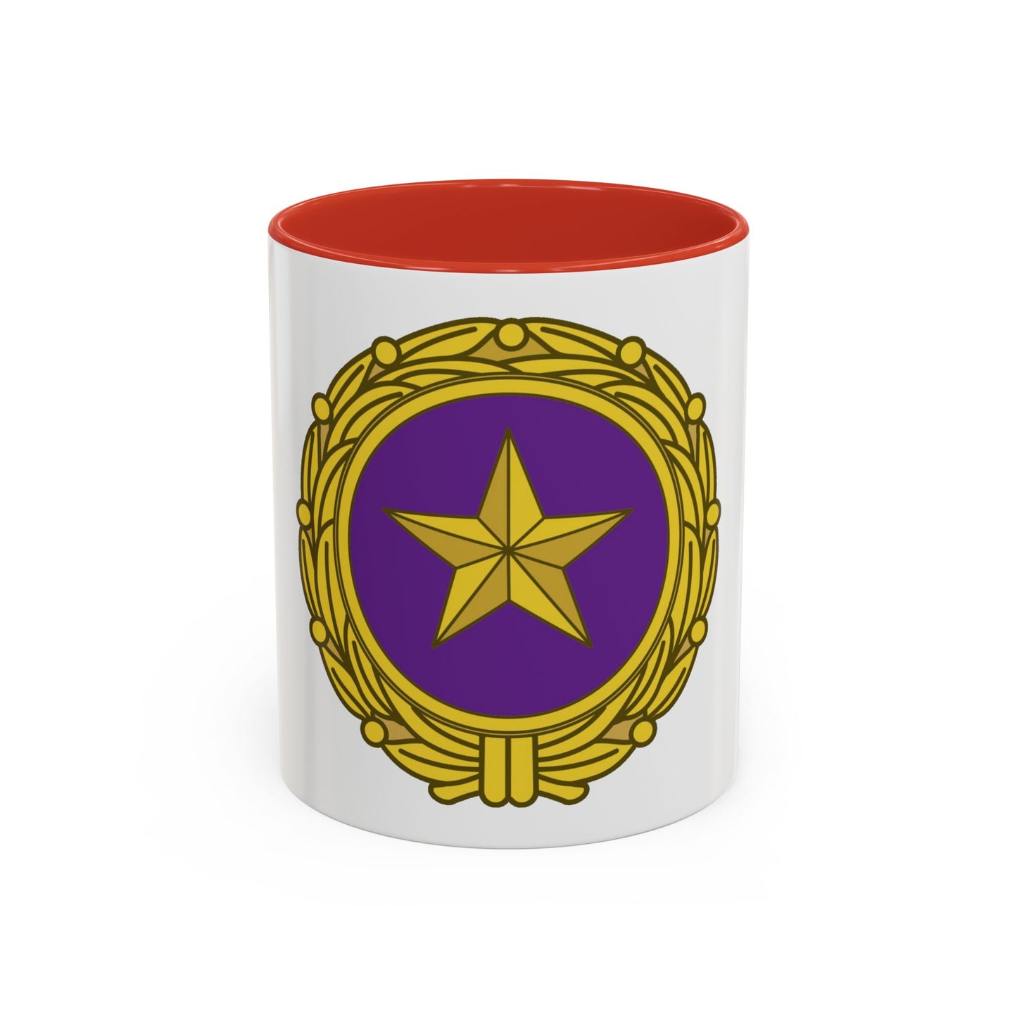 Gold Star Lapel (U.S. Army) Accent Coffee Mug