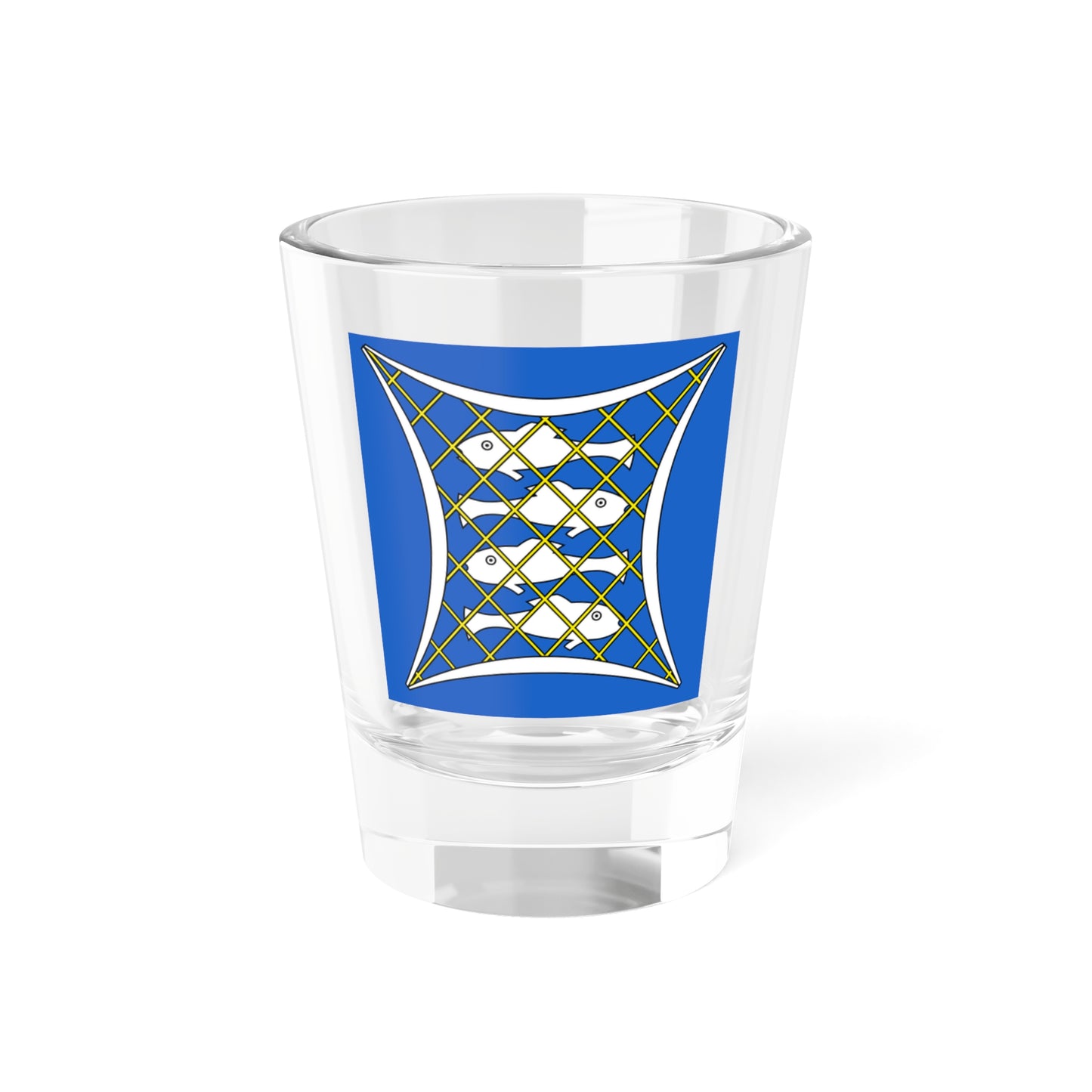 CHE Niederuster Flag (Switzerland) Shot Glass 1.5oz