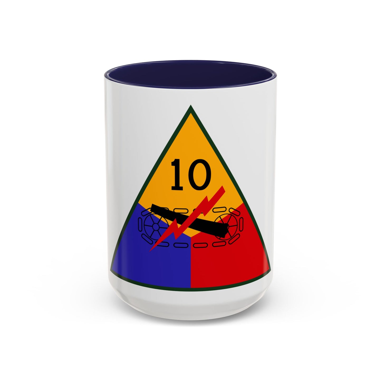 10th Armored Division (U.S. Army) Accent Coffee Mug
