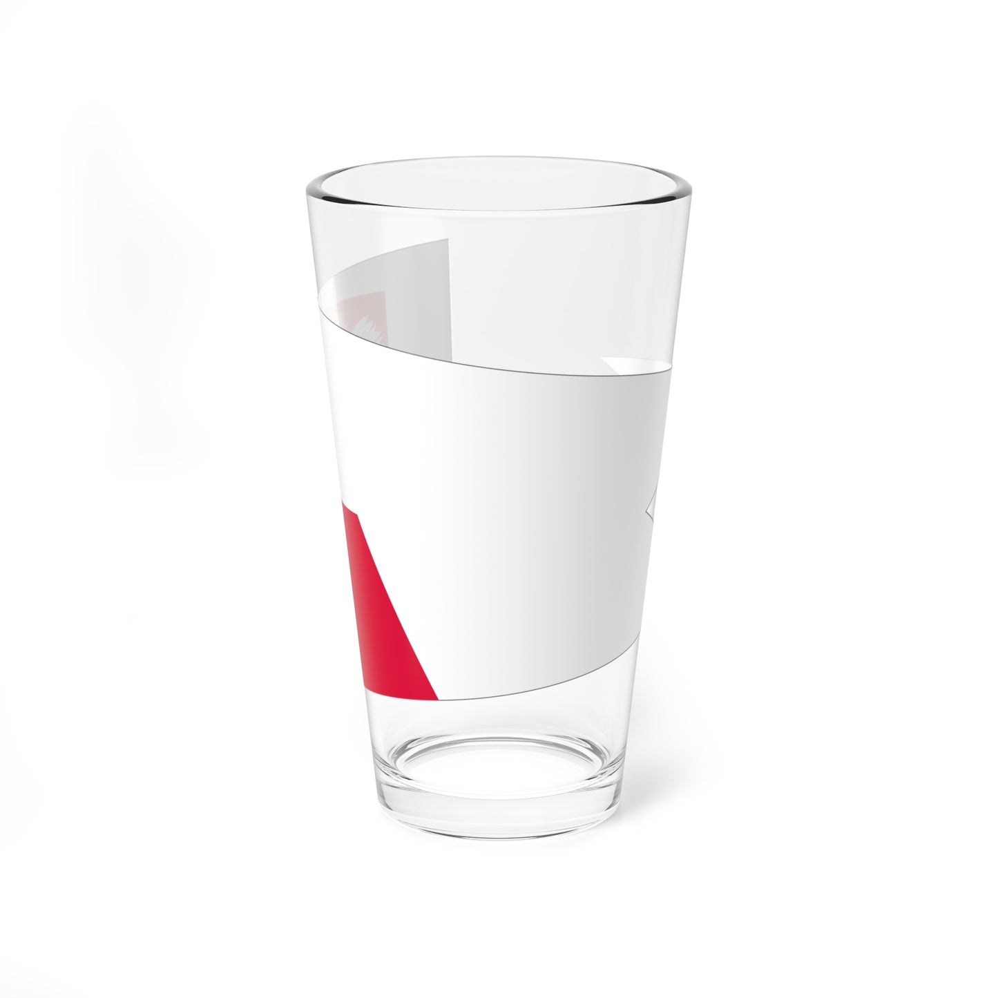 POL dowodca flotylli rank flag (Poland) Pint Glass 16oz