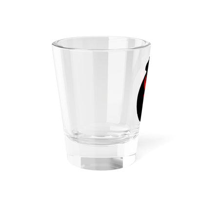 Verre à liqueur SSI (armée américaine) de la 34e division d'infanterie « Red Bull » 1,5 oz