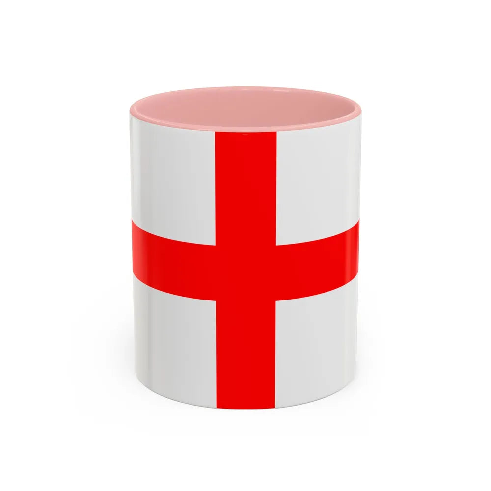 Flag of Alessandria Italy - Accent Coffee Mug-11oz-Pink-Go Mug Yourself