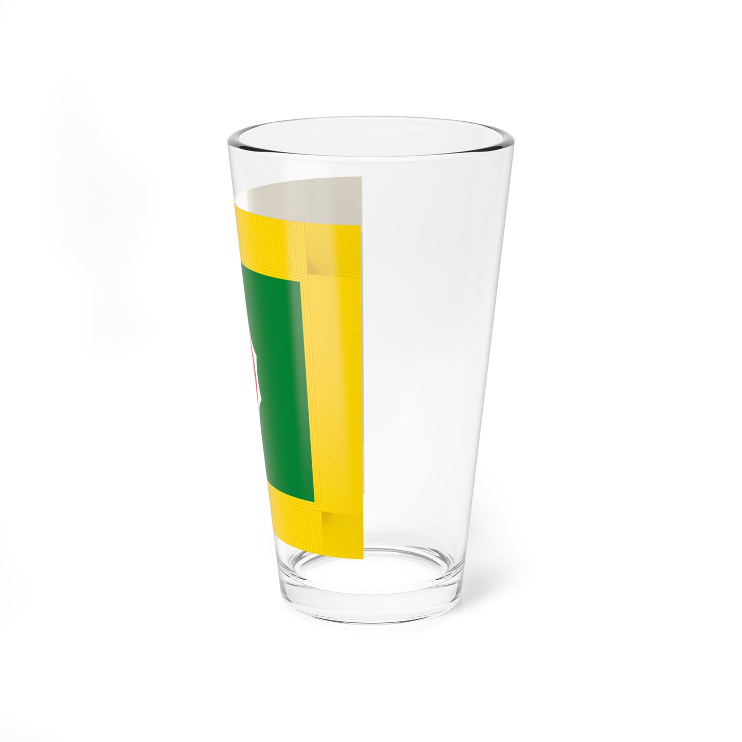 Flag of Tanno Hokkaido 1946-2006 fringed (Japan) Pint Glass 16oz